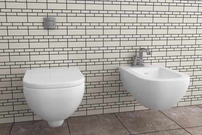 Professional small bathroom tiled in Twickenham TW1