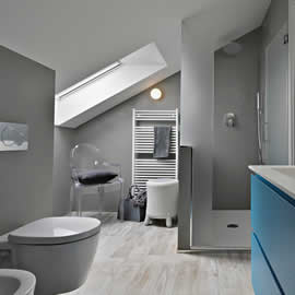  Shower Unit in Designer Bathroom