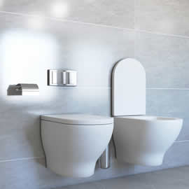 Designer Bidet and Toilet in Bathroom Elephant and Castle South East London