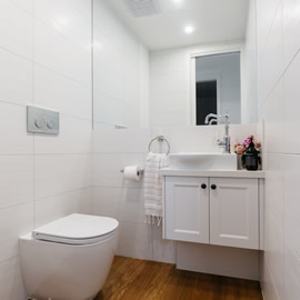 Small Apartment Bathroom  TW1 area