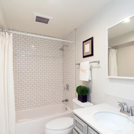 Small bathroom with Bath TW1